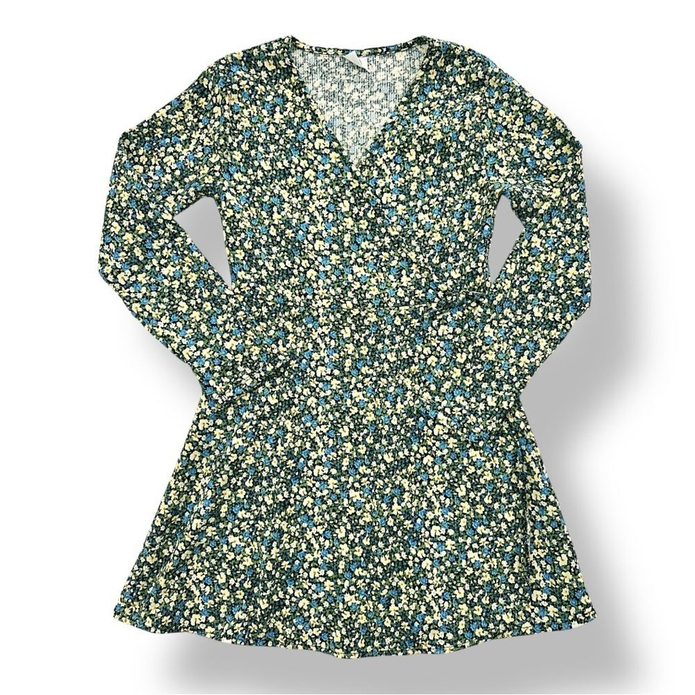 Zara | Faux-Wrap Floral Dress (12 yrs) 🌼